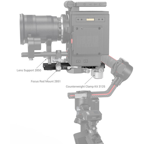 SmallRig Produžena Quick-Release pločica za DJI RS 2/ RS 3 & Ronin-S 3031B - 7